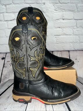 Nokota Horse Men’s Western Bryson H18 Bisonte Gati 3D Leather Cowboy Boots
